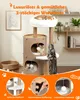 Luxus Kratzbaum mit 2-stöckiger Kratztonne | Katzenbaum mit Produktbild-Vorschau 7