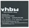 vhbw Akku kompatibel mit Bea-fon SL605, SL595 Plus, SL595, Produktbild-Vorschau 5