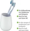 Zahnputzbecher Badi Weiß Keramik Produktbild-Vorschau 3