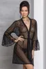 Passion Lovelia Peignoir - Black L/Xl Produktbild-Vorschau 8