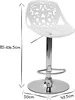 Miliboo - Design-Barhocker Barock Weiß 2er Set BAROCCA. Produktbild-Vorschau 7