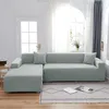 (Silver Grey) Stretch Polyester Elastan Sofa Slipcover, Náhled obrázku produktu 1