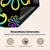 KitchenYeah© Herdabdeckplatte Blumen - Neon - Muster - Produktbild-Vorschau 5