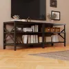 TV stolek vintage do obývacího pokoje, rustikální hnědá, Náhled obrázku produktu 7