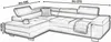 Ecksofa mit schlaffunktion und bettkasten, Sofa L-form, Produktbild-Vorschau 7