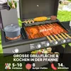 Outsunny Gasgrill 15,2 KW Grillwagen inkl 5 Produktbild-Vorschau 4