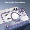 Pouzdro pro iPhone 12 Magnetické Ultra Tenké Průhledné Náhled obrázku produktu 2