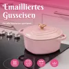 Paris Hilton Herz-Bräter 1,8L aus emailliertem Gusseisen  Produktbild-Vorschau 4