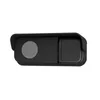 A black wireless doorbell with a gray circular button is shown against a white background. Náhled obrázku produktu