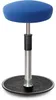 Sitz- Stehhocker Free Tall Hutsitz Gestrick blau chrom Produktbild-Vorschau 2
