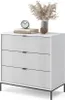 Kommode Vicco Eliza Weiß 80 x 81.2 cm mit 3 Schubladen, Produktbild-Vorschau 7