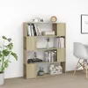vidaXL Rozdeľovač izieb Sonoma Oak 100x24x124 cm Náhľad obrázku produktu 3