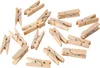 PAPSTAR Mini-Klammern aus Holz Länge: 35 mm natur 100 Stück Produktbild-Vorschau 1