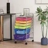 KOMFOTTEU vozík so 6 stohovateľnými zásuvkami, bočný vozík, Náhľad obrázku produktu 2