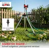 Grafner® Gartendusche Gartenbrause Stativ Alu 172-220cm Produktbild-Vorschau 4
