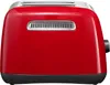 A red toaster is shown from the front on a white background. Produktbild-Vorschau