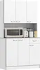 HOMCOM Buffet de cuisine armoire de cuisine contemporaine Voir les images du produit 1