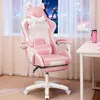 Gaming Stuhl mit Lendenwirbelstütze und Fußstütze 150kg, Produktbild-Vorschau 5