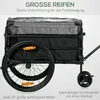 HOMCOM 2-in-1 Fahrradanhänger Lastenanhänger 40 kg Produktbild-Vorschau 6