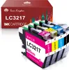 4x Druckerpatronen Ersatz für Brother LC-3217 LC3217BK Produktbild-Vorschau 1