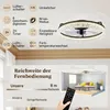 HOMCOM Deckenventilator Leise LED mit Beleuchtung und Produktbild-Vorschau 8