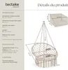 Fauteuil suspendu GRAZIA - beige Voir les images du produit 6