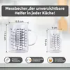 Messbecher Set Glas 500ml/1000ml hitzebeständig Messkanne Produktbild-Vorschau 7