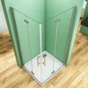 Duschkabine 76X76X185cm Duschabtrennung Dusche Duschwand Produktbild-Vorschau 4
