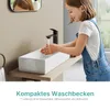 EMKE Umyvadlo na desku keramické obdélníkové 410x220mm bílé Náhled obrázku produktu 6