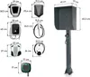 Kreainvent Wallbox Standfuß Aluminium mit Dach – Produktbild-Vorschau 8