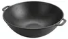 Gusseisen Wok 36 cm mit Deckel-Bratpfanne Kazan 8 L flacher Produktbild-Vorschau 7