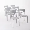 A group of light gray chairs arranged in a semi-circle on a white background. Anteprima dell’immagine prodotto