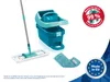 A cleaning mop and bucket set with promotional text and icons. Anteprima dell’immagine prodotto