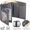 Leder Geldbörse Herren Portemonnaie RFID Hochformat Produktbild-Vorschau 5