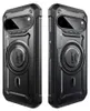 Two black phone cases with ring holders are shown side-by-side against a black background. Náhľad obrázku produktu