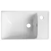 Sapho Nuali - Lavabo 50x30 cm, con troppopieno, foro per Anteprima dell’immagine prodotto 3