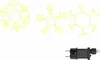 vidaXL Weihnachtsschneemann mit 252 LEDs Warmes Weiß 44,5 x Produktbild-Vorschau 1
