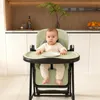 2-in-1 Baby Hochstuhl mit Wippfunktion 5-Punkt-Gurt Produktbild-Vorschau 11