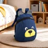 Sac à dos maternelle enfant ours en peluche bleu marine Voir les images du produit 8