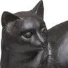 A close-up of a dark gray cat figurine. Anteprima dell’immagine prodotto