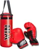 A boxing set for children, including a punching bag and gloves, displayed against a white background. Anteprima dell’immagine prodotto