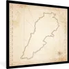 MuchoWow® Gerahmtes Poster Illustration einer Karte des Produktbild-Vorschau 1