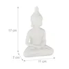 Relaxdays Buddha Figur sitzend, 17 cm hoch, Produktbild-Vorschau 4