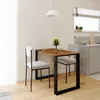 A small dining table with two chairs in a modern kitchen setting. Produktbild-Vorschau