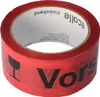 Klebeband Vorsicht Glas 6er Pack in roter Ausführung mit Produktbild-Vorschau 3