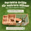 zooprinz Hühnerstall Hühnerhaus Modell | XXL | 182x103x75cm Produktbild-Vorschau 6