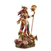 A detailed statue of the dragon queen Alexstrasza from World of Warcraft, standing on a rocky base with dragon eggs and a small dragon. Náhled obrázku produktu