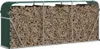 vidaXL Přístřešek na palivové dřevo zelený 234x45x100 cm Náhled obrázku produktu 3