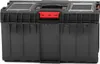 A black tool box with red accents is shown from the front. Náhled obrázku produktu