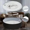 Briloner LED Deckenlampe Stoffschirm Ø38x10,5 cm Rund 24W Produktbild-Vorschau 8